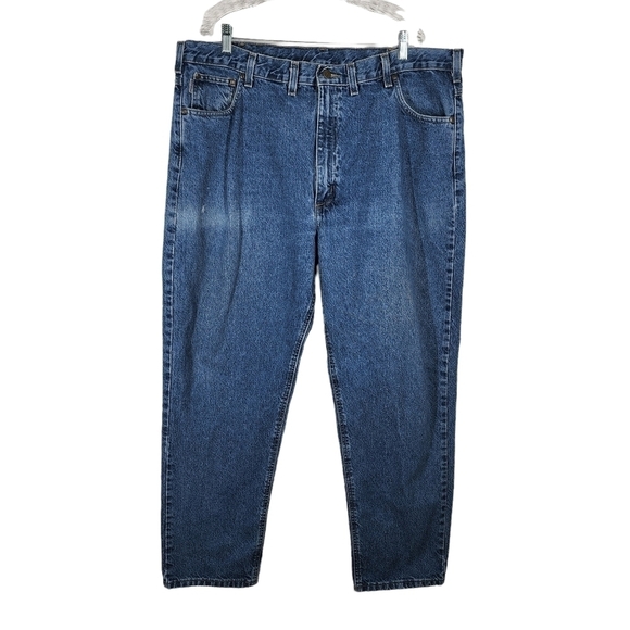 CARHARTT 5 POCKET RELAXED DENIM JEANS - Picture 1 of 10